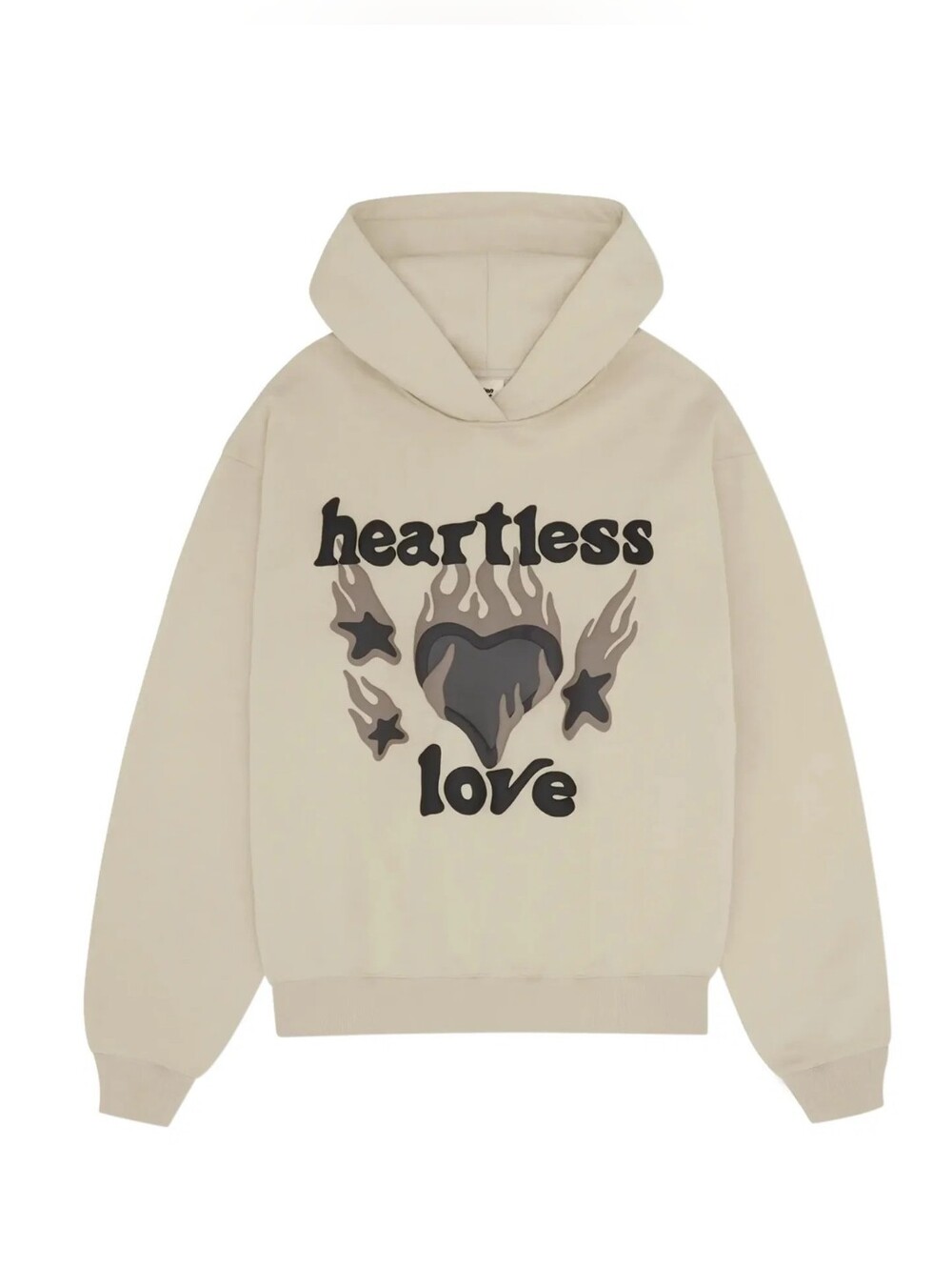 Broken Planet Heartless Love Hoodie Bone White Small